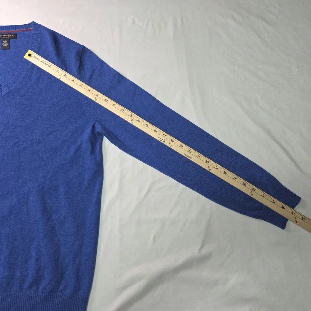 Banana Republic Men Merino Wool‎ Sweater Sz Lg Preppy Old Money Quiet Luxury